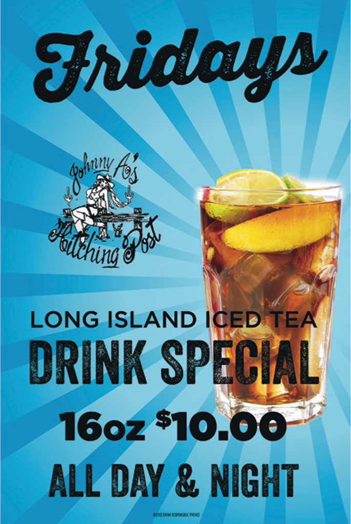 Daily Specials « Johnny A's Hitching Post